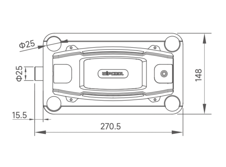 Wipcool P380 -  Tank Tipi Drenaj Pompası