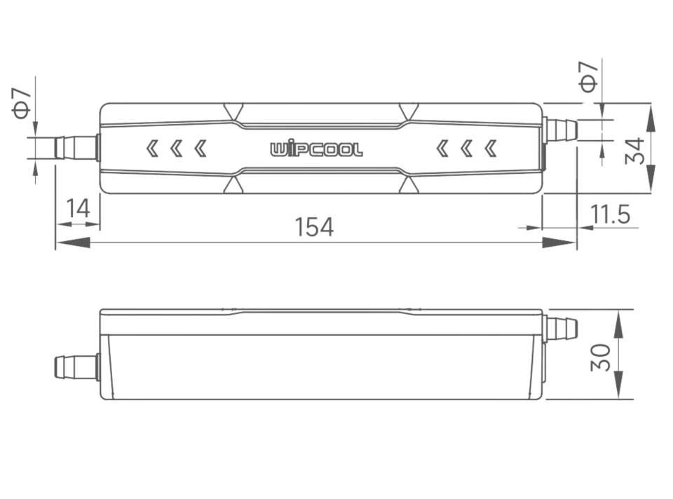 Wipcool P12 -  Slim Drenaj Pompası