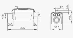 Wipcool P12 -  Slim Drenaj Pompası