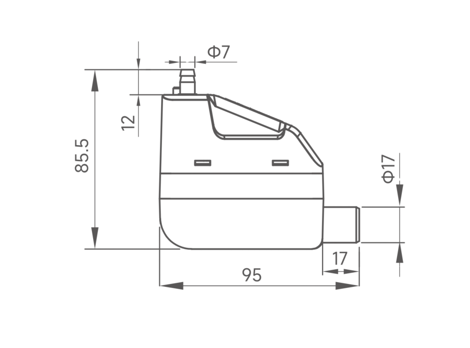 Wipcool P12C -  Köşeli Drenaj Pompası