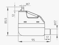 Wipcool P12C -  Köşeli Drenaj Pompası