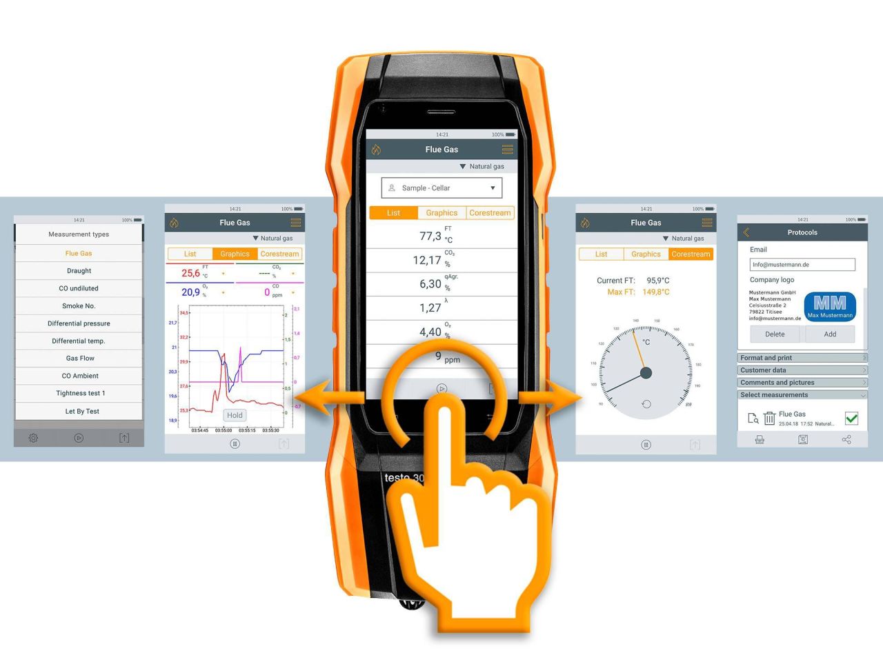 Testo 300 Set 1 Baca Gazı Analiz Cihazı