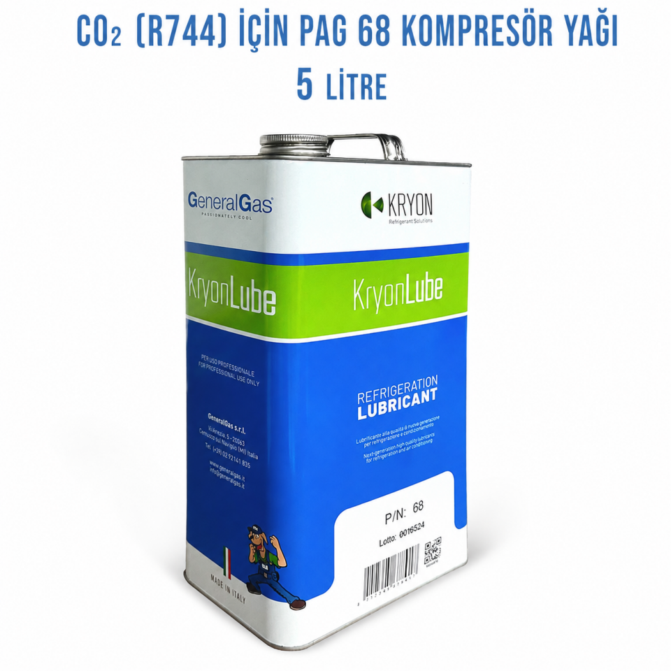 KryonLube PAG 68 CO₂ (R744) Kompresör Yağı