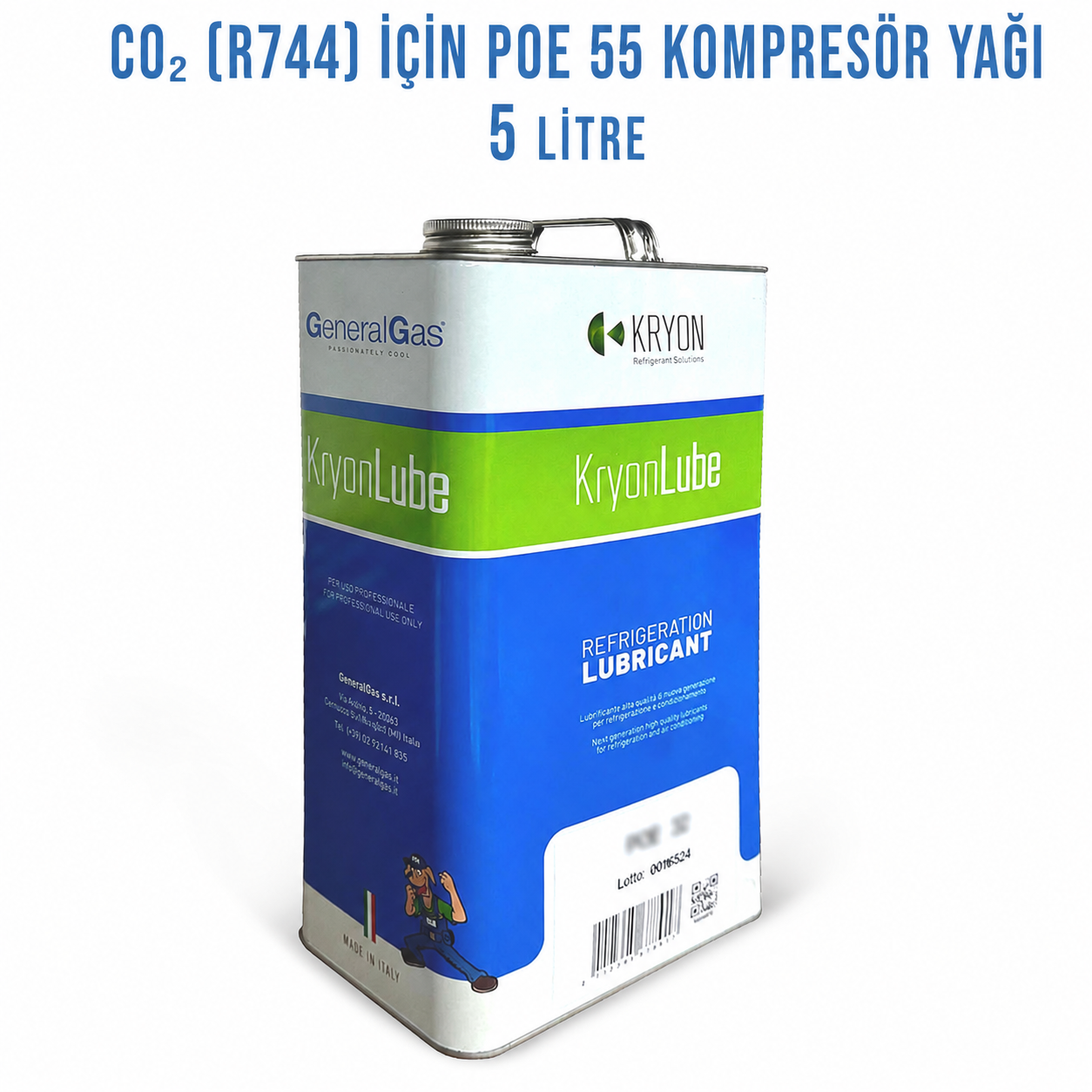 KryonLube POE 55 CO₂ (R744) Kompresör Yağı