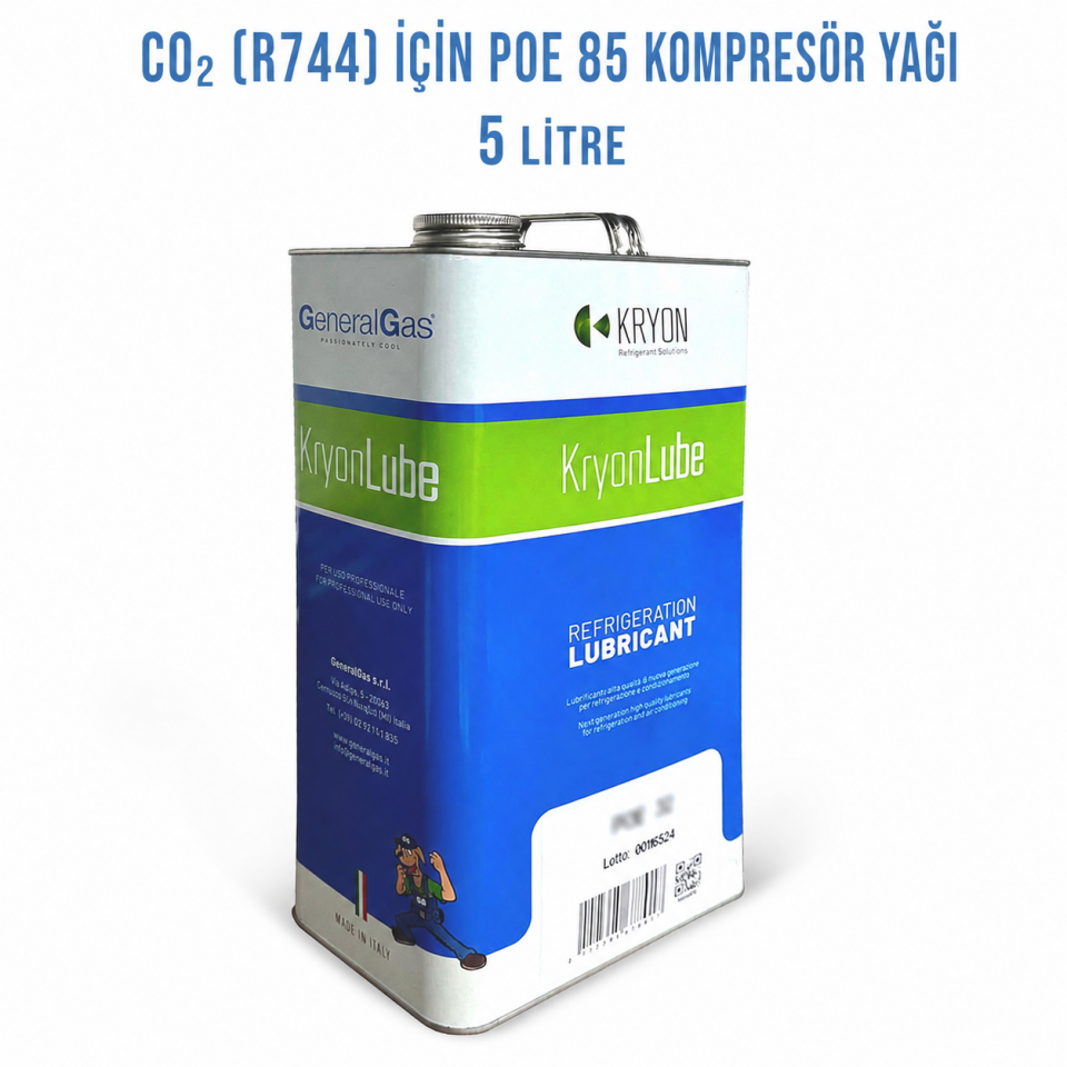 KryonLube POE 85 CO₂ (R744) Kompresör Yağı