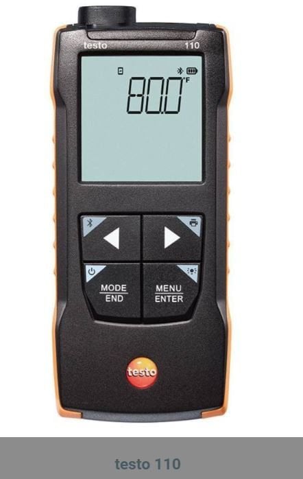 Testo 110 Sıcaklık Ölçer