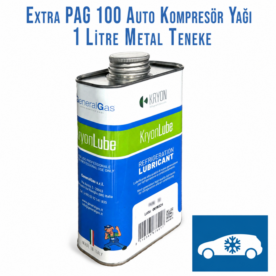 KryonLube EXTRA PAG 100 Oto Kompresör Yağı