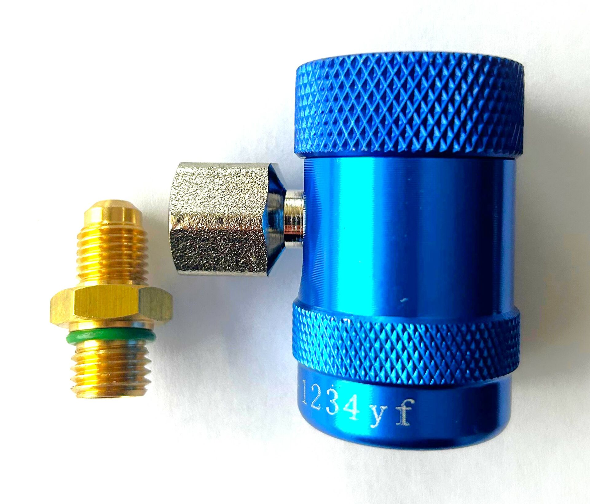 Hongsen - HS-ML-1234 - R1234yf için alçak basınç araç klima şarj vanası. M12*1.5-1/4 adaptörü ile