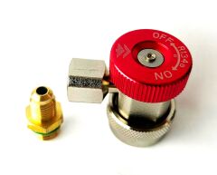 Hongsen - HS-MH-M14*1.5 - R134a için yüksek basınç araç klima şarj vanası. M14*1.5-1/4 adaptörü ile