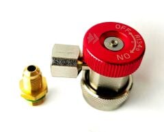Hongsen - HS-MH-M14*1.5 - R134a için Yüksek Basınç Araç Klima Şarj Vanası. M14*1.5-1/4 Adaptörü İle