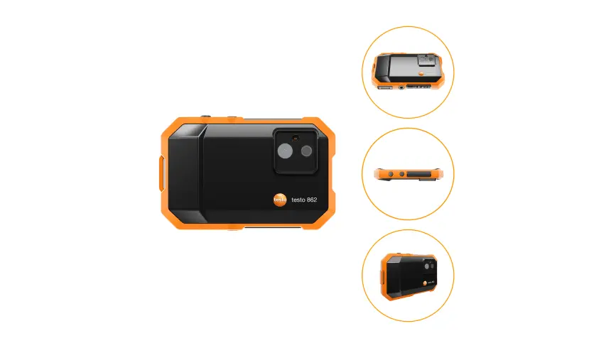 Testo 862-2 Cep Boyutunda Termal Kamera – 256 × 192 Piksel
