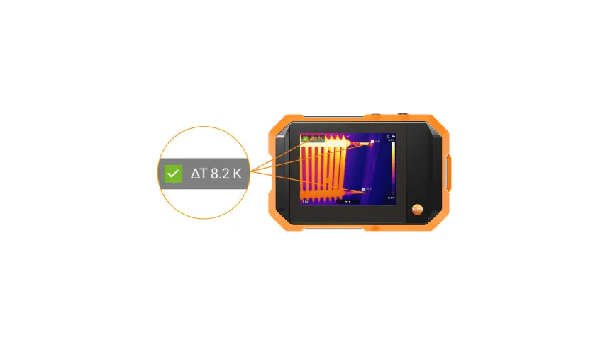 Testo 862-2 Cep Boyutunda Termal Kamera – 256 × 192 Piksel