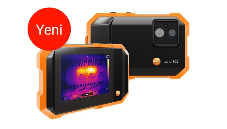Testo 862-2 Cep Boyutunda Termal Kamera – 256 × 192 Piksel