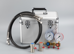 Hongsen - HS-B60-R744-A-QC - R744 (CO2) için analog manifold seti
