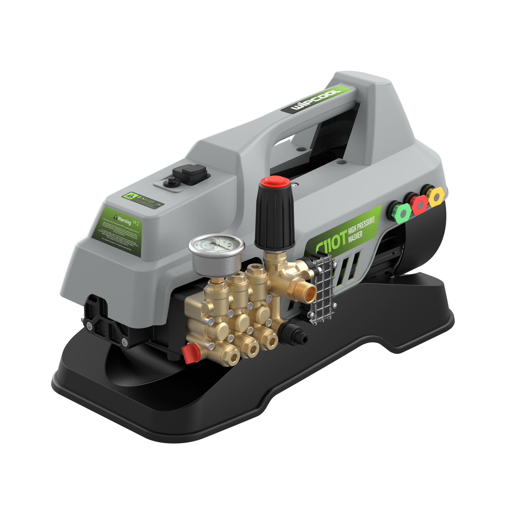 Wipcool - C110T - Yüksek basınçlı temizleme makinası. Arabası ile