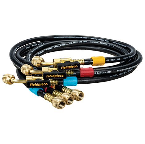 Fieldpiece - HR3B - Küresel vanalı 3'lü hortum seti - R22 tipi