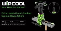 Wipcool - EF-2LRC - Cırcırlı, matkap uyumlu ve çantalı havşa takımı