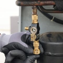 Fieldpiece - VC1GE - İğne çıkarma aparatı. Tek vanalı, gözetleme camlı