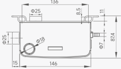 Wipcool - P110 - Kire Dayanıklı Mini Tanklı Drenaj Pompası
