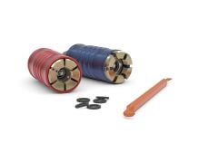 Weh - C1-161409 - Kırmızı ve mavi ikili 1/4 set