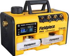 Fieldpiece - VP633EU - ATEX Korumalı Vakum Pompası - 6 CFM (10,2 m3/ h) Kolay Yağ Değiştirme Sistemli