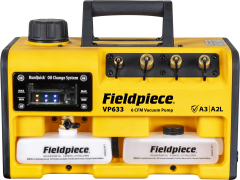 Fieldpiece - VP633EU - ATEX Korumalı Vakum Pompası - 6 CFM (10,2 m3/ h) kolay yağ değiştirme sistemli