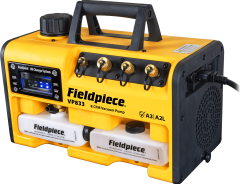 Fieldpiece - VP833EU - ATEX Korumalı Vakum Pompası- 8 CFM (13,5 m3/ h) Kolay Yağ Değiştirme Sistemli