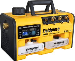 Fieldpiece - VP833EU - ATEX Korumalı Vakum Pompası- 8 CFM (13,5 m3/ h) Kolay Yağ Değiştirme Sistemli