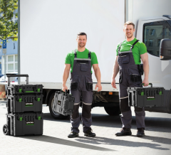 Wipcool - TBR-3K - Tekerlekli 3 katlı alet çantası