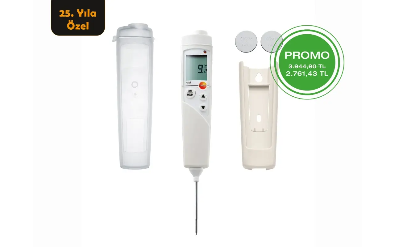testo 106 – Hızlı ve Pratik Gıda Termometresi