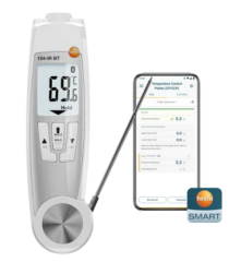 testo 104-IR BT – App Bağlantılı İnfrared ve Batırma Tip Termometre