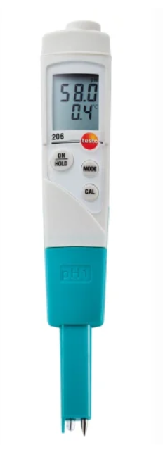 testo 206 pH1 – Tek Elle Kullanılabilir pH ve Sıcaklık Ölçüm Cihazı
