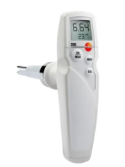 testo 205 – Yarı Katı Gıdalar İçin Tek Elle Kullanılabilen pH ve Sıcaklık Ölçüm Cihazı (pH Metre)
