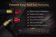 Black Diamond - 23435-EZ - Easy Seal 3'lü Hortum Seti R410 için 5/16'' 150cm