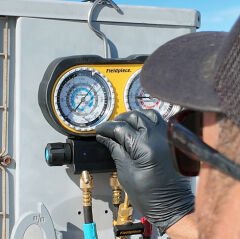 Fieldpiece - GS322F - Analog Manifold Seti,  3 Port, R22/R32/R454B/R410A