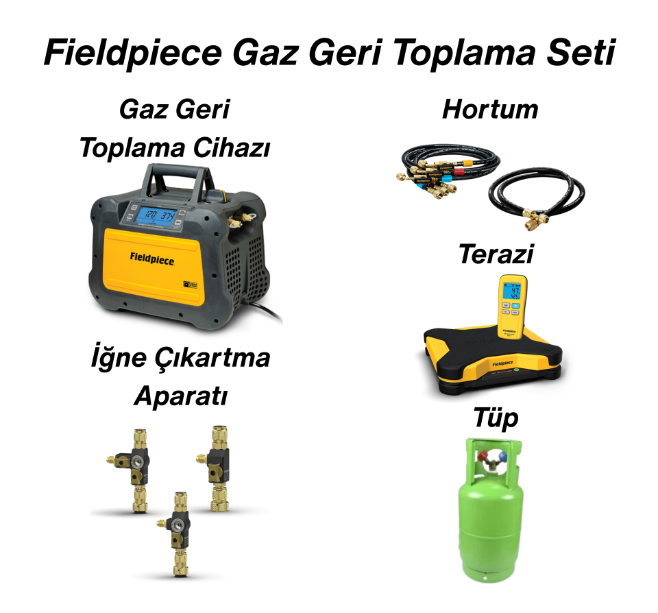 Fieldpiece Gaz Geri Toplama Seti