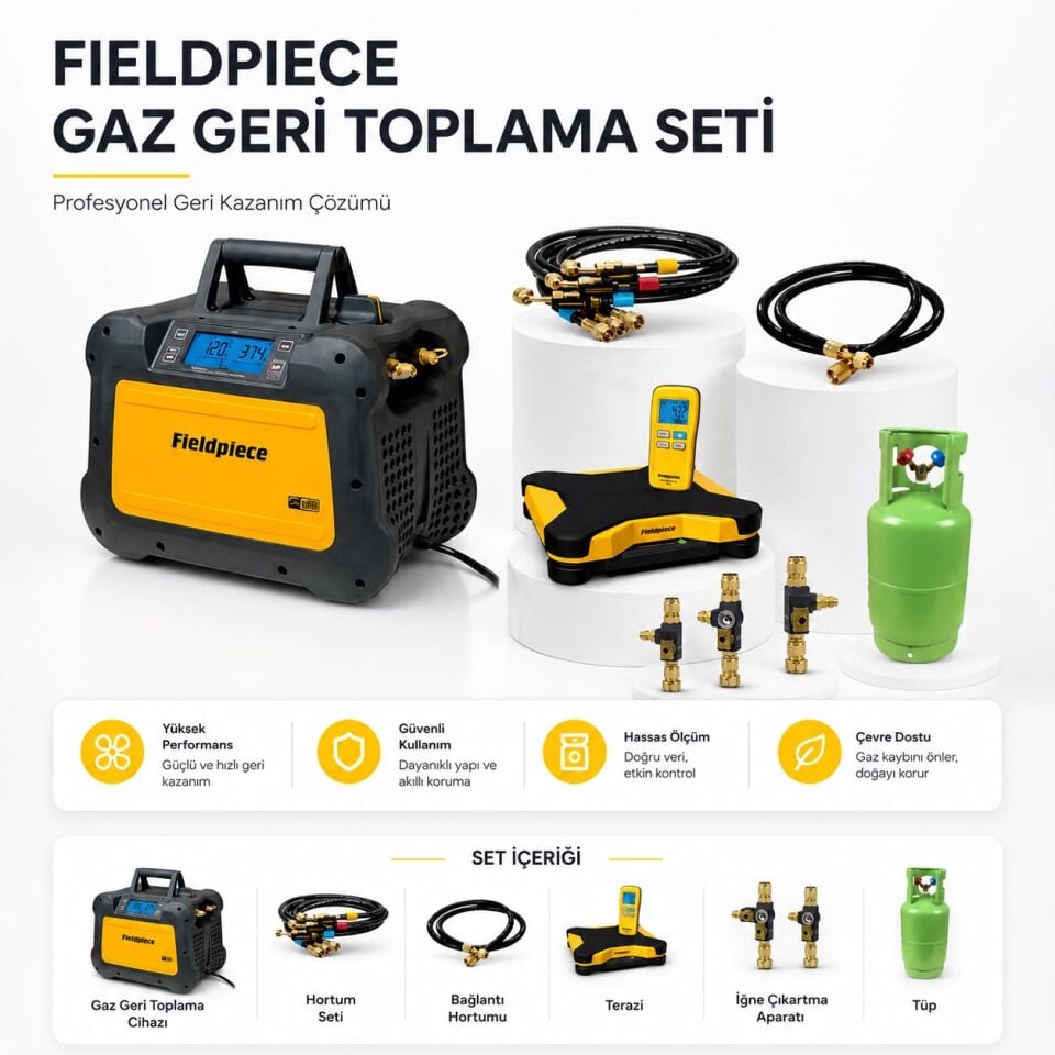 Fieldpiece Gaz Geri Toplama Seti